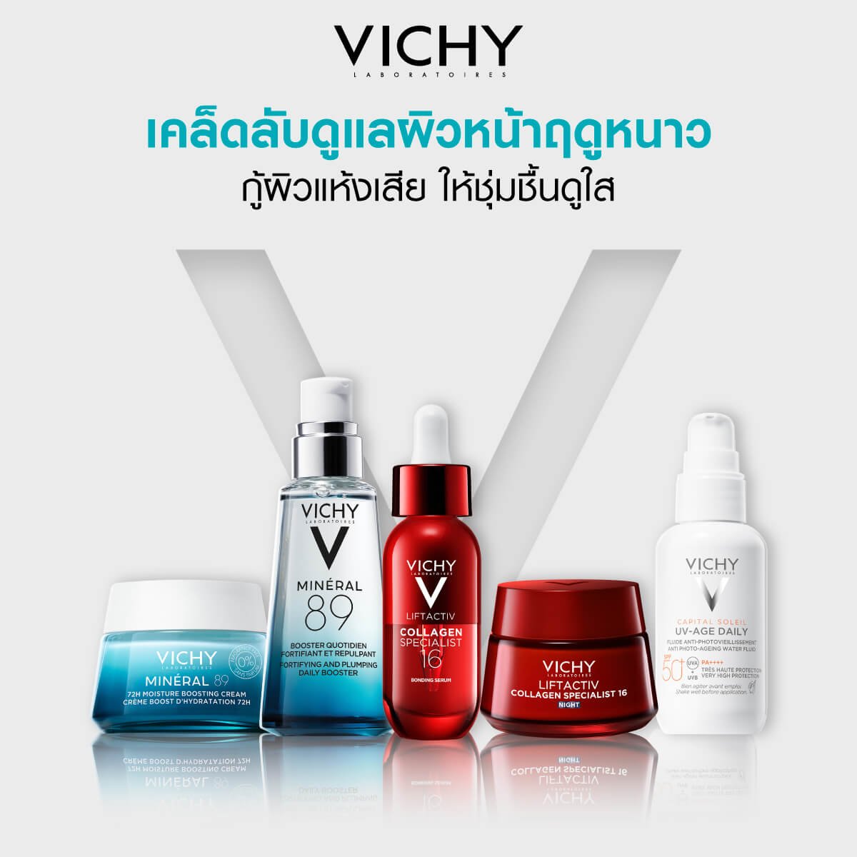 ขั้นตอนการดูแลผิวหน้าหนาว